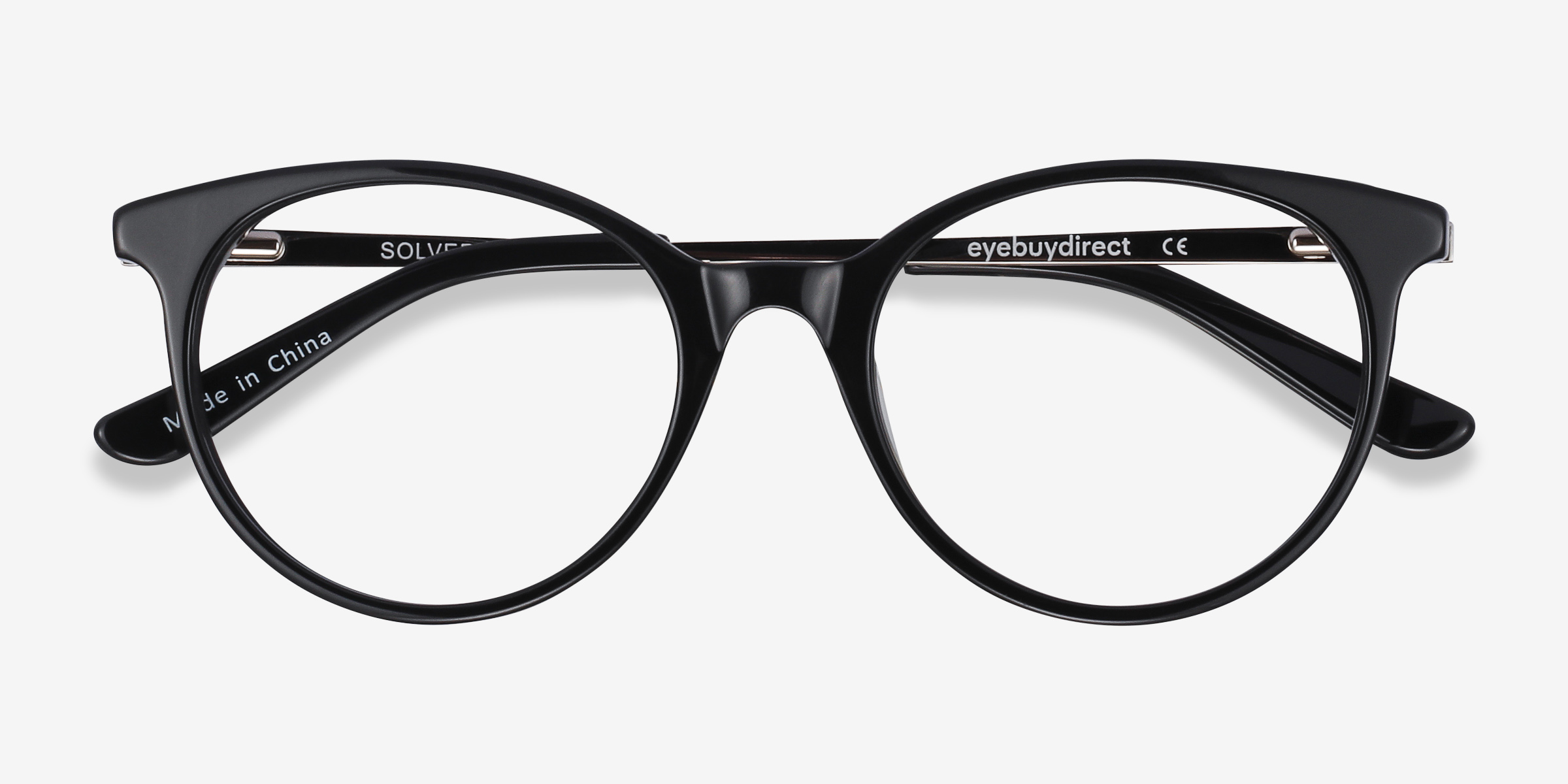 Solver Round Black Full Rim Eyeglasses Eyebuydirect