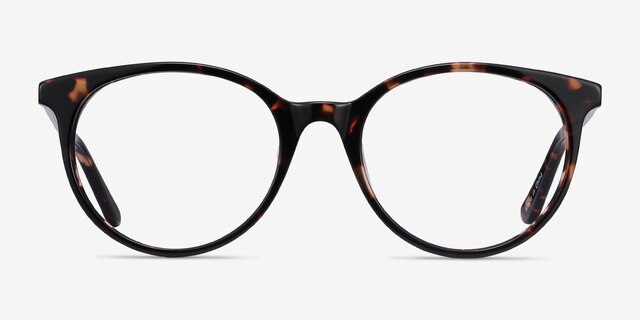Solver Tortoise Acetate-metalEyeglass Frames from EyeBuyDirect, Front View