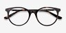Solver Tortoise Acetate-metalEyeglass Frames from EyeBuyDirect, Closed View
