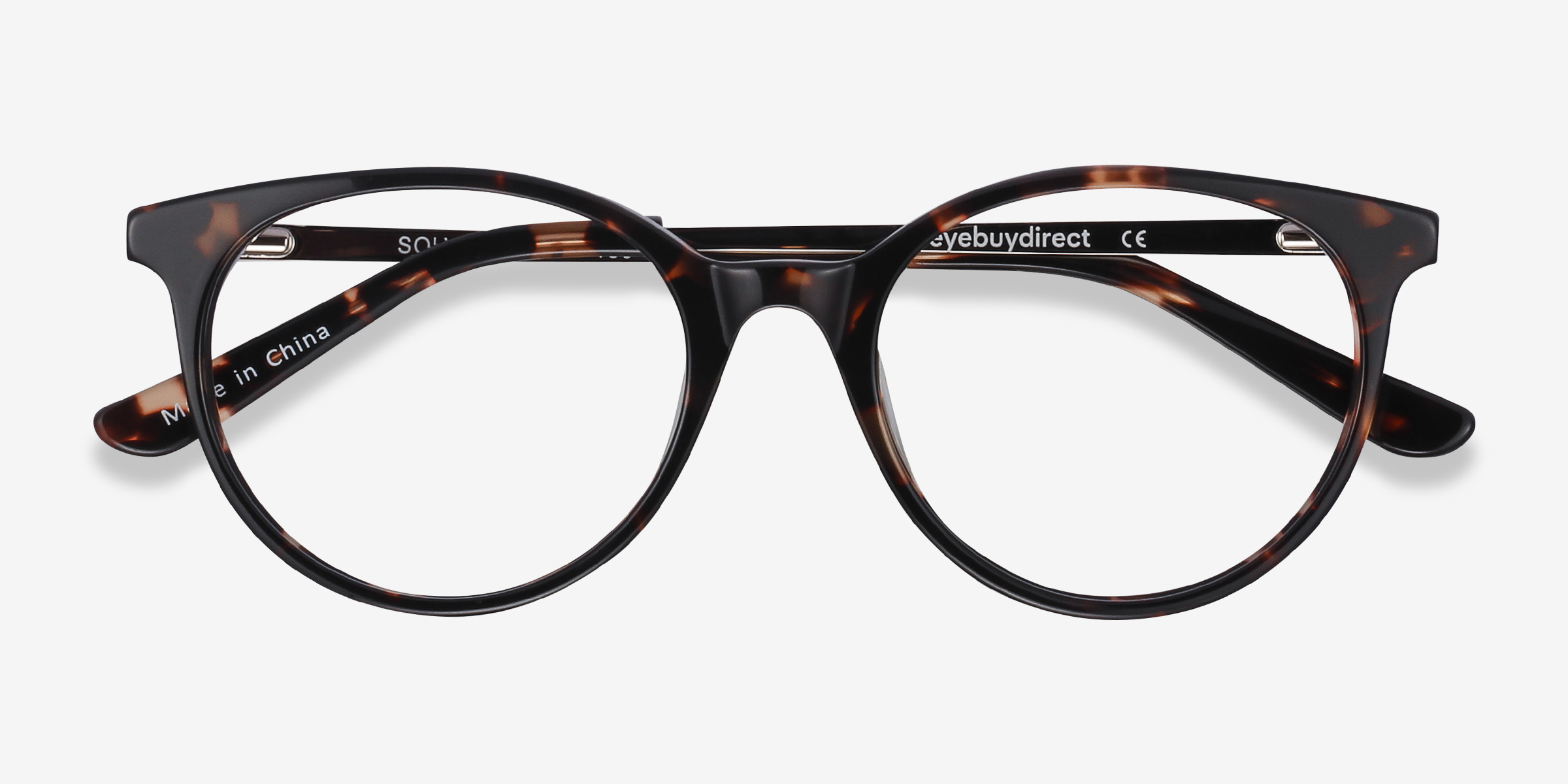Solver Round Tortoise Full Rim Eyeglasses | Eyebuydirect Canada