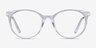 Solver Clear Acetate-metalEyeglass Frames from EyeBuyDirect, Front View