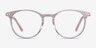Snap Pink Acetate-metalEyeglass Frames from EyeBuyDirect, Front View