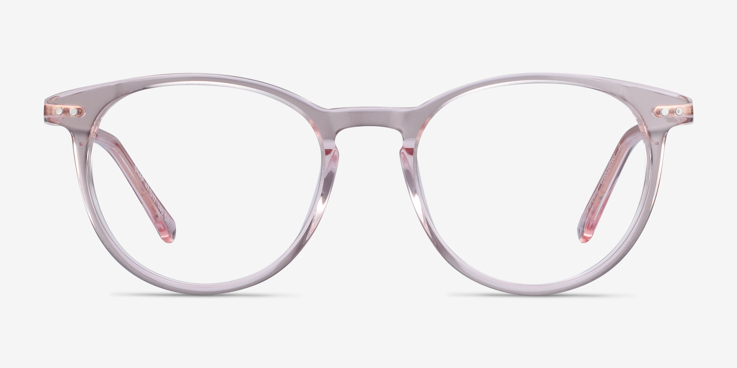 Snap Round Pink Full Rim Eyeglasses Eyebuydirect
