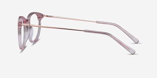 Snap Pink Acetate-metalEyeglass Frames from EyeBuyDirect, Side View