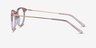 Snap Pink Acetate-metalEyeglass Frames from EyeBuyDirect, Side View