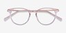 Snap Pink Acetate-metalEyeglass Frames from EyeBuyDirect, Closed View