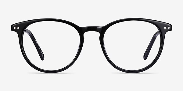 Snap Black Acetate-metal Eyeglass Frames