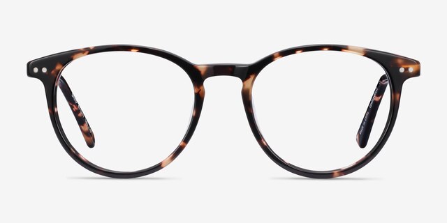 Snap Tortoise Acetate-metalEyeglass Frames from EyeBuyDirect, Front View