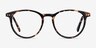 Snap Tortoise Acetate-metalEyeglass Frames from EyeBuyDirect, Front View