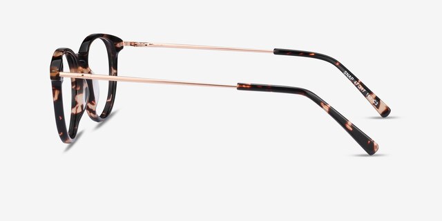 Snap Tortoise Acetate-metalEyeglass Frames from EyeBuyDirect, Side View