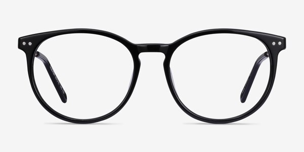 Clever Noir Acetate-metal Montures de lunettes de vue