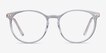 Clever Clear Acetate, MetalEyeglass Frames from EyeBuyDirect, Front View