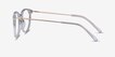 Clever Clear Acetate, MetalEyeglass Frames from EyeBuyDirect, Side View