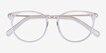 Clever Clear Acetate, MetalEyeglass Frames from EyeBuyDirect, Closed View