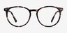Clever Tortoise Acetate-metalEyeglass Frames from EyeBuyDirect, Front View