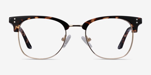 Freestyle Tortoise Acetate-metalEyeglass Frames from EyeBuyDirect, Front View