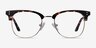 Freestyle Tortoise Acetate-metalEyeglass Frames from EyeBuyDirect, Front View
