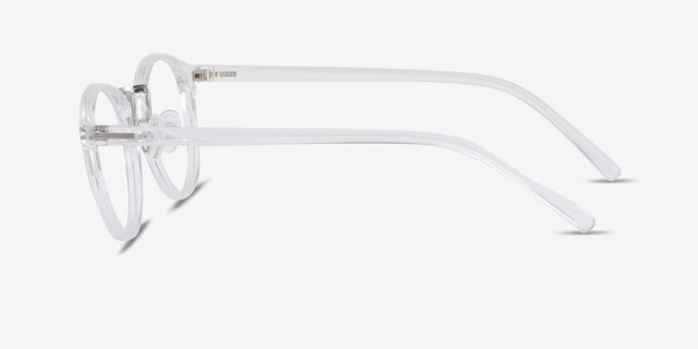 Small Chillax Clear Plastic-metalEyeglass Frames from EyeBuyDirect, Side View