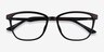 Traverse Gunmetal Black Acetate-metalEyeglass Frames from EyeBuyDirect, Closed View