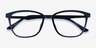 Traverse Navy Acetate-metalEyeglass Frames from EyeBuyDirect, Closed View