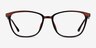 Traverse Café Acetate-metalMontures de lunettes de vue d'EyeBuyDirect, Vue de Face