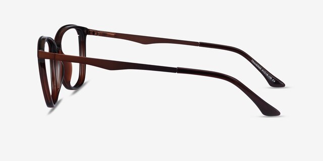 Traverse Café Acetate-metalMontures de lunettes de vue d'EyeBuyDirect, Vue de Côté