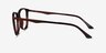 Traverse Café Acetate-metalMontures de lunettes de vue d'EyeBuyDirect, Vue de Côté