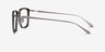 Glimpse Gray AcetateEyeglass Frames from EyeBuyDirect, Side View