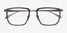 Glimpse Gray AcetateEyeglass Frames from EyeBuyDirect, Closed View