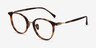 Aloft Light Tortoise AcetateEyeglass Frames from EyeBuyDirect, Angle View