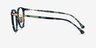 Aloft Green Floral Acetate-metalEyeglass Frames from EyeBuyDirect, Side View
