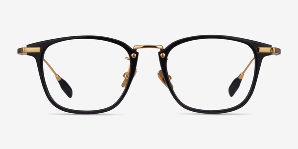 Terra Black Acetate-metal Eyeglass Frames