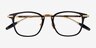 Terra Black Acetate-metalEyeglass Frames from EyeBuyDirect, Closed View