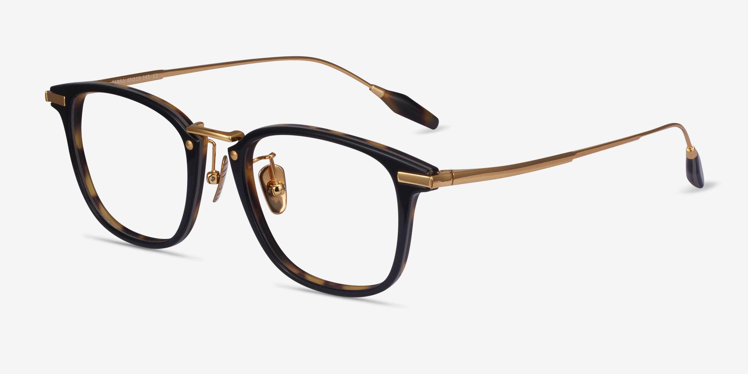 Lunettes I Spax Hanna - Monture Carrée Noire Métal - Verres 46mm - Unisexe Adulte