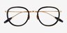 Thrive Black AcetateEyeglass Frames from EyeBuyDirect, Closed View