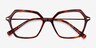Carmel Tortoise Acetate-metalEyeglass Frames from EyeBuyDirect, Closed View