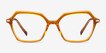 Carmel Mustard Acetate, MetalEyeglass Frames from EyeBuyDirect, Front View