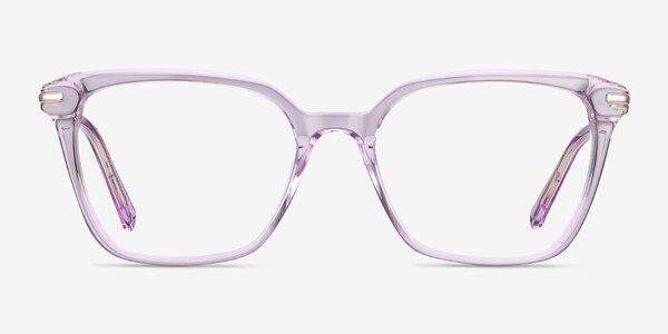 Dearly Violet Acetate-metal Montures de lunettes de vue