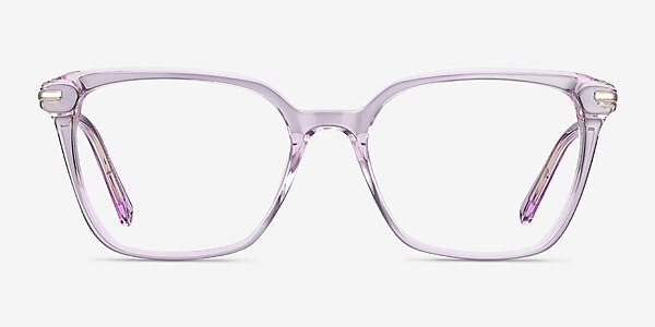 Dearly Violet Acetate-metal Montures de lunettes de vue