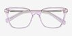 Dearly Purple Acetate, MetalEyeglass Frames from EyeBuyDirect, Closed View