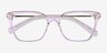 Dearly Purple Acetate-metalEyeglass Frames from EyeBuyDirect, Closed View