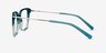 Dearly Green Acetate-metalEyeglass Frames from EyeBuyDirect, Side View