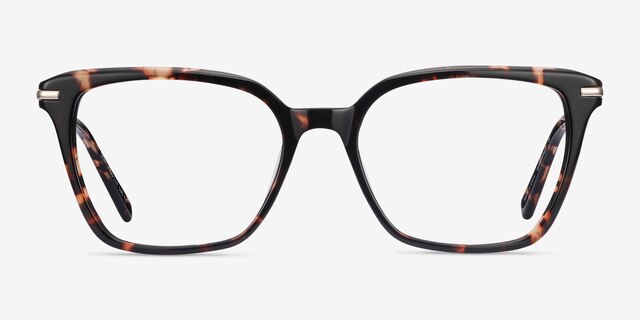 Dearly Tortoise Acetate-metalEyeglass Frames from EyeBuyDirect, Front View