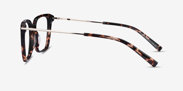 Dearly Tortoise Acetate-metalEyeglass Frames from EyeBuyDirect, Side View