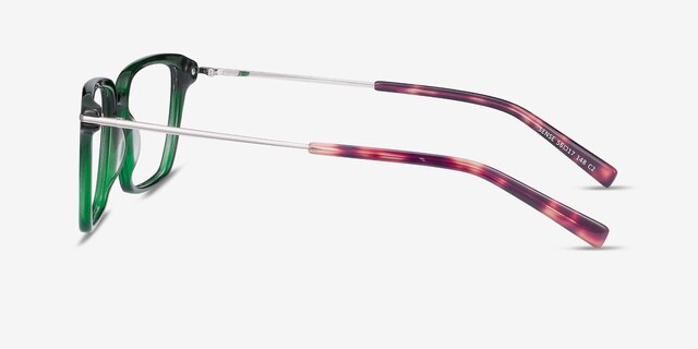 Sense Green Acetate-metalEyeglass Frames from EyeBuyDirect, Side View
