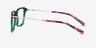 Sense Green Acetate-metalEyeglass Frames from EyeBuyDirect, Side View