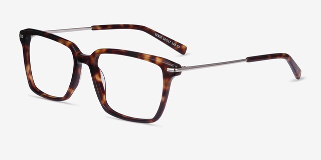 Sense Écailles Acetate-metalMontures de lunettes de vue d'EyeBuyDirect, Vue d'Angle