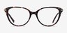 Turner Tortoise Acetate-metalEyeglass Frames from EyeBuyDirect, Front View