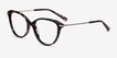 Turner Tortoise Acetate, MetalEyeglass Frames from EyeBuyDirect, Angle View