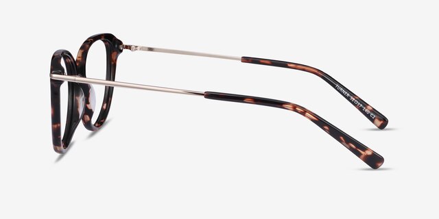 Turner Tortoise Acetate-metalEyeglass Frames from EyeBuyDirect, Side View